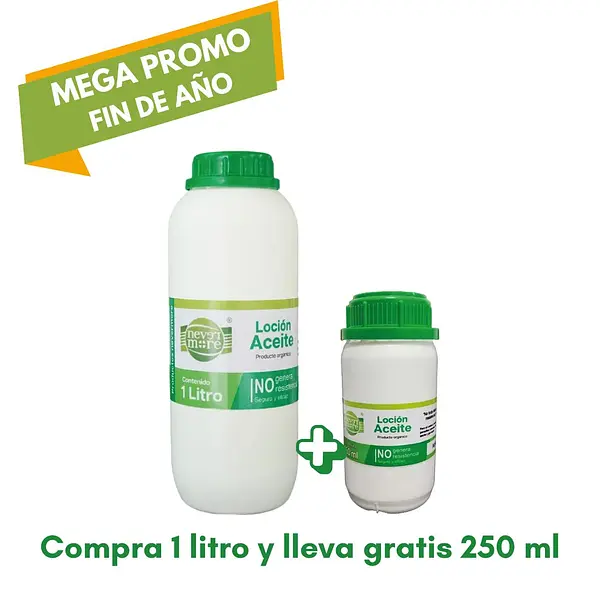 Loción Aceite Never More | Promoción Fin De Año | Ganadería